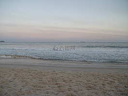 日落,rj,海灘