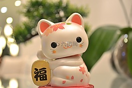 招財貓平起平坐,貓日本幸運,日本貓