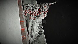 網(wǎng)絡(luò),掛,黑色和白色