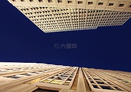 摩天樓,正面,建設