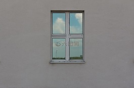 窗口,鏡像,天空