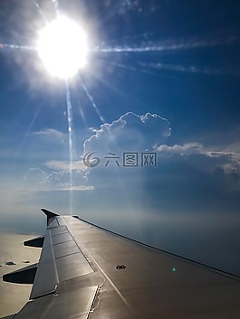 云,天空,飛行