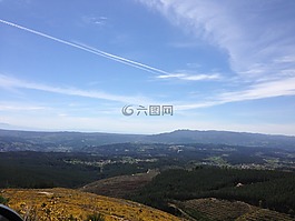 塞拉,山,景觀