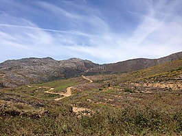 塞拉,山,景觀