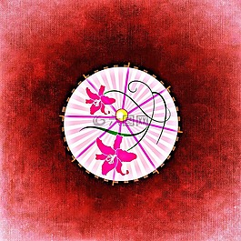 屏幕,鮮花,拉伸