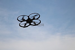 quadrocopter,飛機,遠程控制