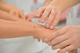脈沖,手,衛(wèi)生保健提供者