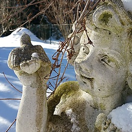 小天使,雕塑,石