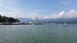 湖,船,夏天