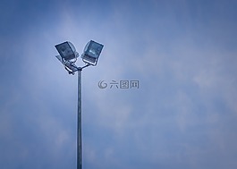 藍色,天空,云