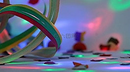 流光,五彩纸屑,光