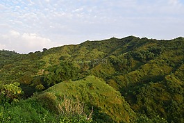 小山,綠色,景觀