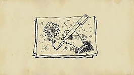花,手,童話故事