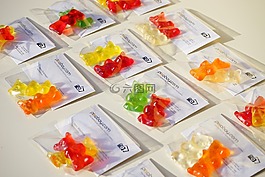 gummi熊,名片,pixabay