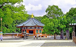 日本,寺,景觀