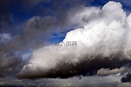 云,雷云,天空
