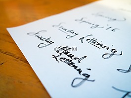 单词,字母,刻字