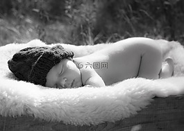 嬰兒,新生活,睡覺