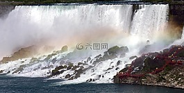 尼加拉瀑布,水,自然