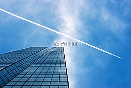 藍(lán)色,天空,云