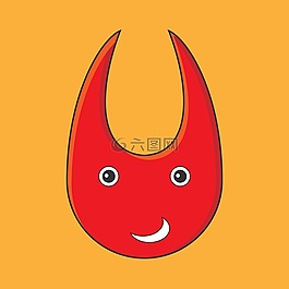 火,卡通,情緒