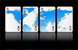 世界,大洲,地球