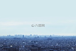 藍色,天空,查看