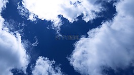 云,藍色的天空,藍色的天空的云彩