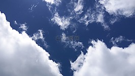 云,藍色的天空,藍色的天空的云彩