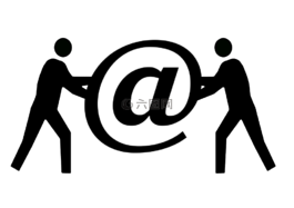 电子邮件,数字,剪影