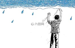 童話故事,夜,男孩