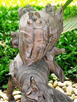 雕塑,木材,公主