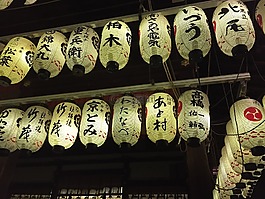 日本,灯笼,京都