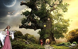 幻想,獨角獸,公主
