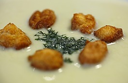 食品,面包,湯