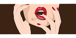 女性氣質,勾引,口