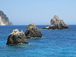 懸崖,海,水