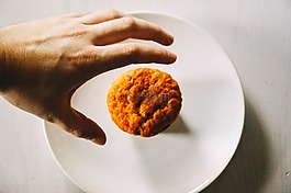 松餅,包子,食品