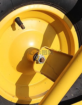 獨(dú)輪車,車輪,花園