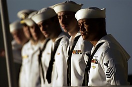 美國海軍,水手們,排隊