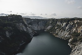 山,石,旅行