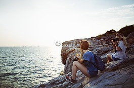 自由,放松,太平的景象