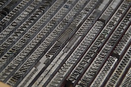 字母,信件,排字房