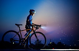 自行車,家,光