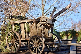 購(gòu)物車,木,古董