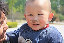 小孩,家人,人像