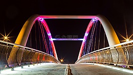 橋,結構,燈
