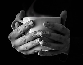 杯,咖啡,茶