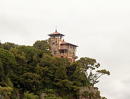 宮殿,山,中國
