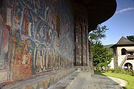 voronet 修道院,壁畫,教堂